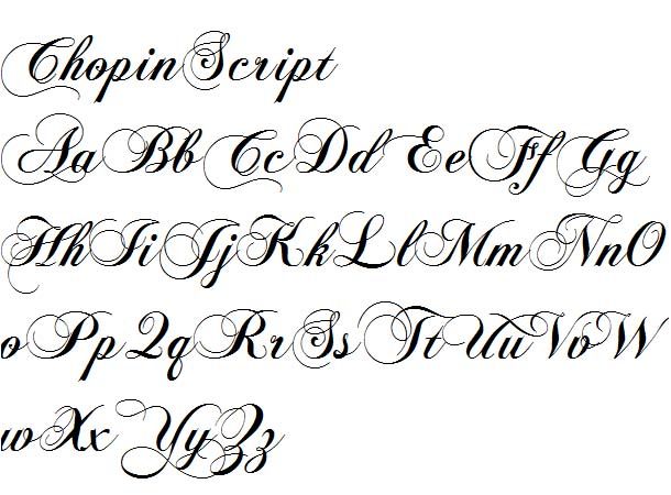 calligraphy fonts for computer